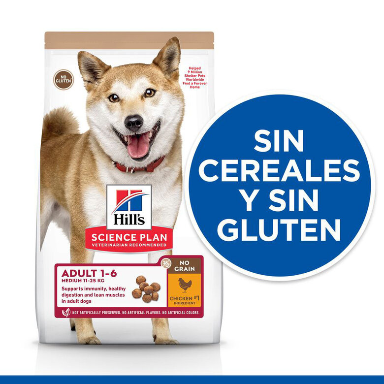 Hill's Science Plan No Grain Adult Medium Pollo image number null